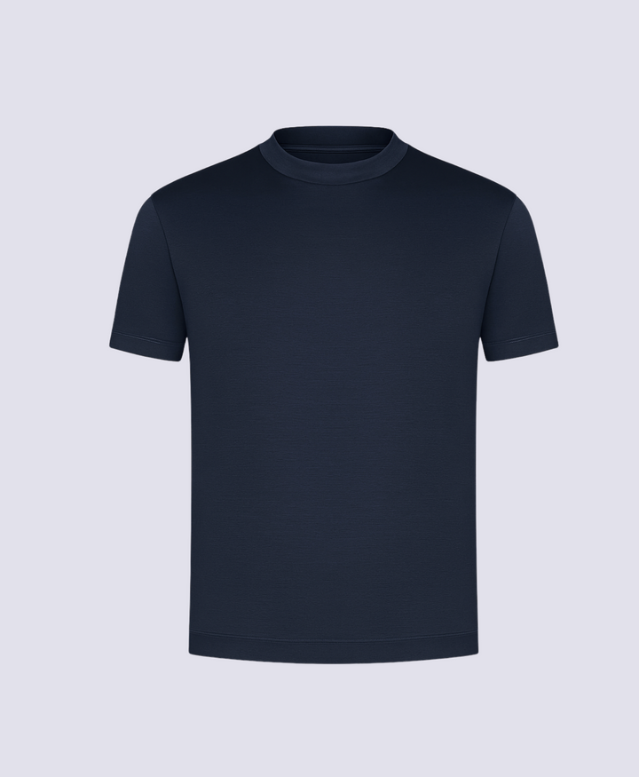 SILK MIDNIGHT BLUE LUXX T-SHIRT
