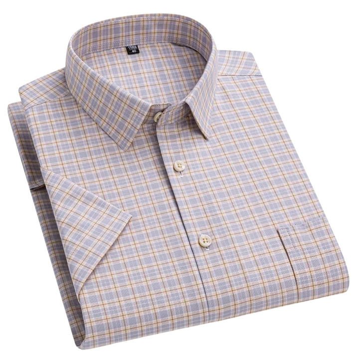 House Of Nate - Cotton shirt with short sleeves