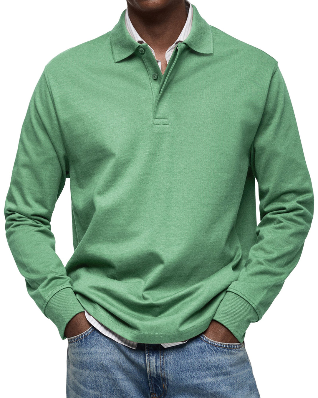 House Of Nate™ | Casual Long-Sleeved Polo Shirt