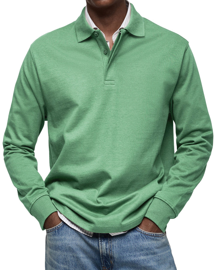 House Of Nate™ | Casual Long-Sleeved Polo Shirt