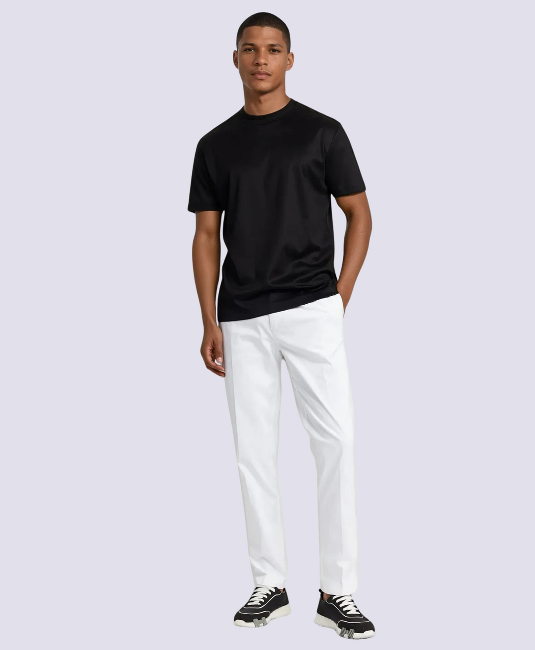 SILK BLACK LUXX T-SHIRT