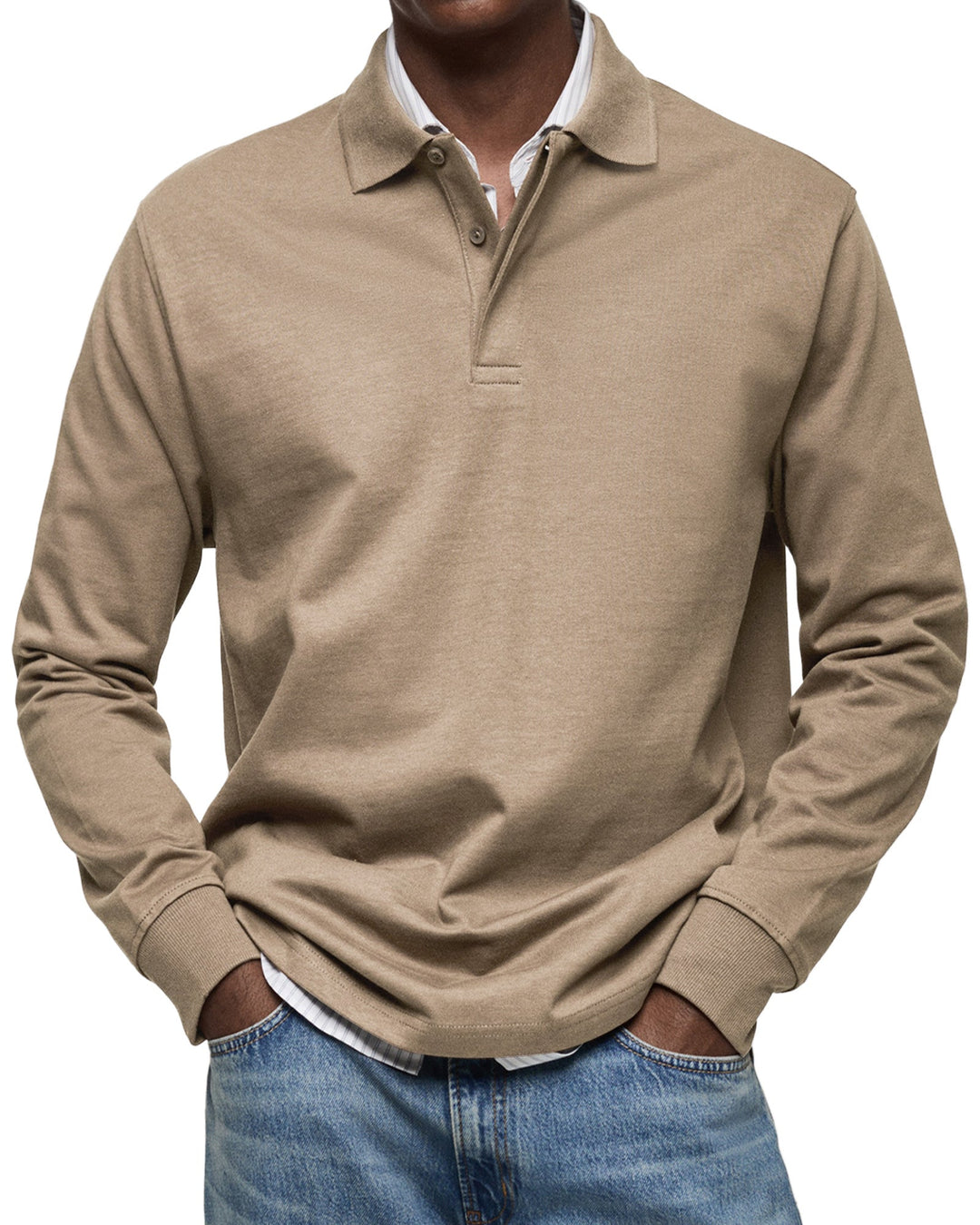 House Of Nate™ | Casual Long-Sleeved Polo Shirt