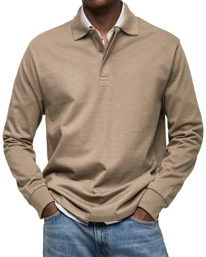 House Of Nate™ | Casual Long-Sleeved Polo Shirt