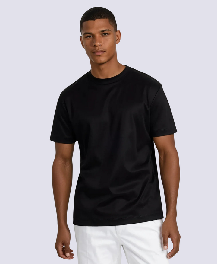 SILK BLACK LUXX T-SHIRT