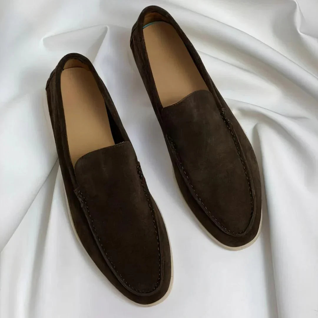 Elegant Suede Loafers by House Of Nate