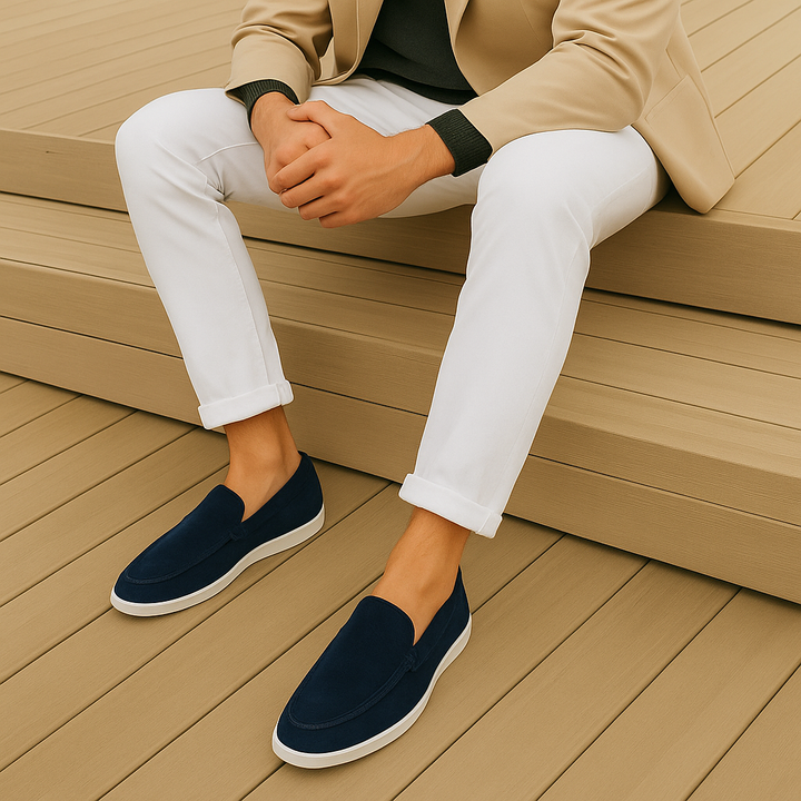 Elegant Suede Loafers by House Of Nate