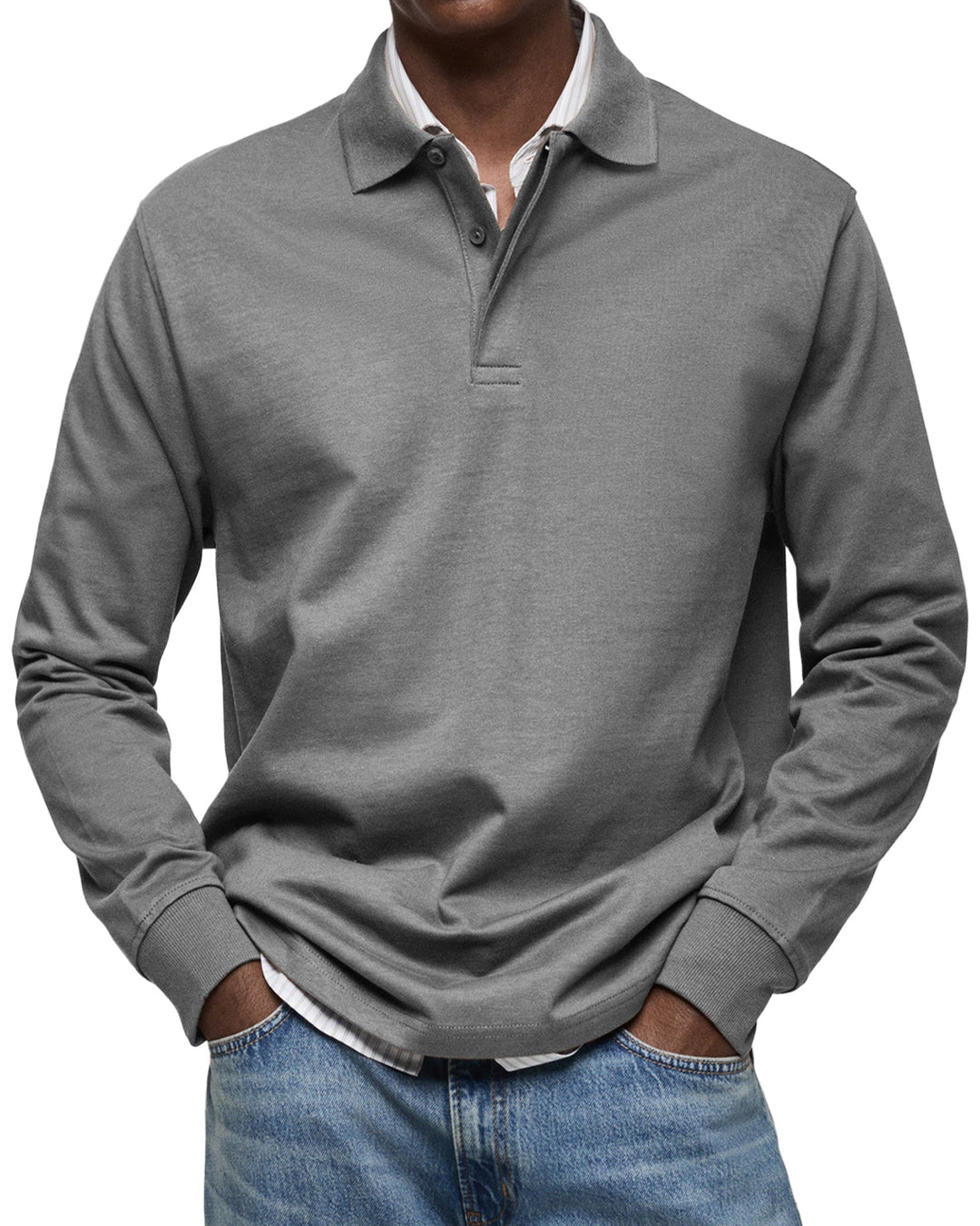 House Of Nate™ | Casual Long-Sleeved Polo Shirt
