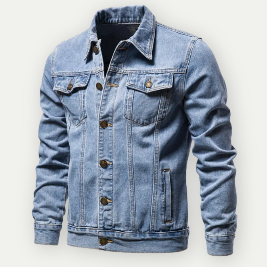 Damian Denim Trucker Jacket - Sturdy, Stylish and Timeless Design