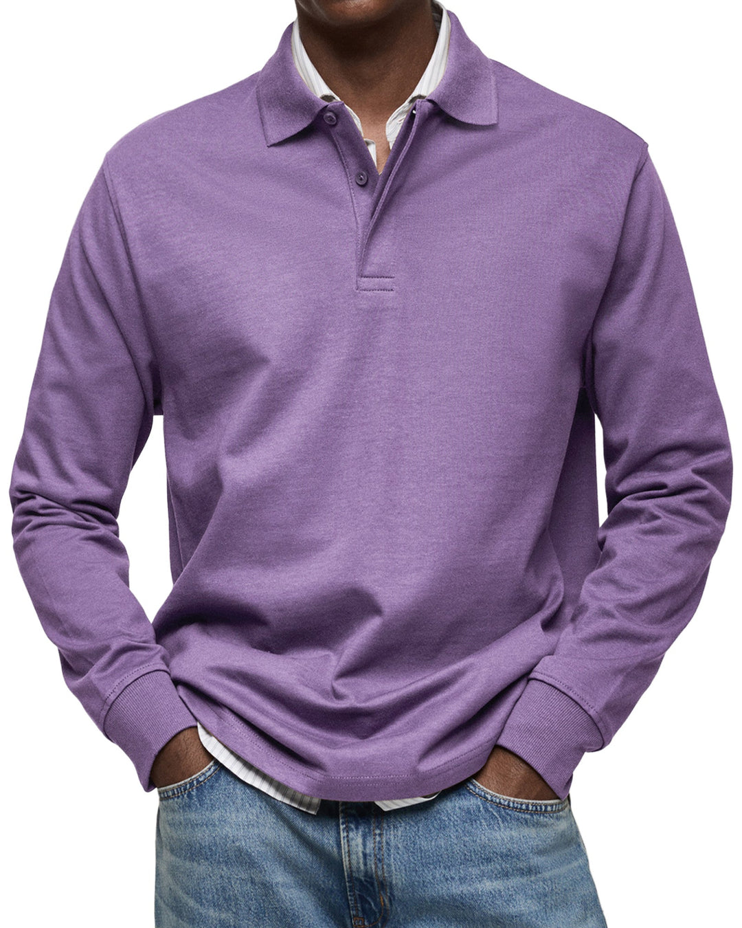 House Of Nate™ | Casual Long-Sleeved Polo Shirt