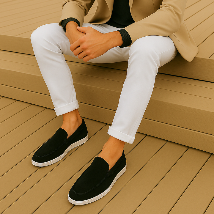 Elegant Suede Loafers by House Of Nate