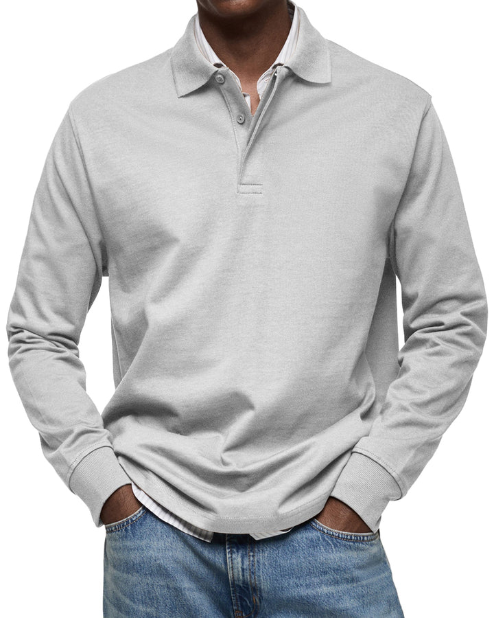 House Of Nate™ | Casual Long-Sleeved Polo Shirt