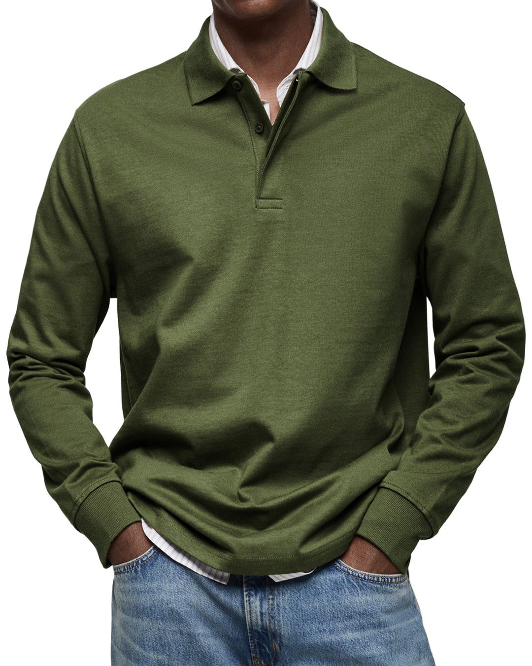 House Of Nate™ | Casual Long-Sleeved Polo Shirt