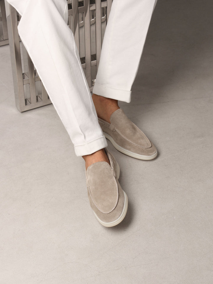 Light Grey Yacht Loafers