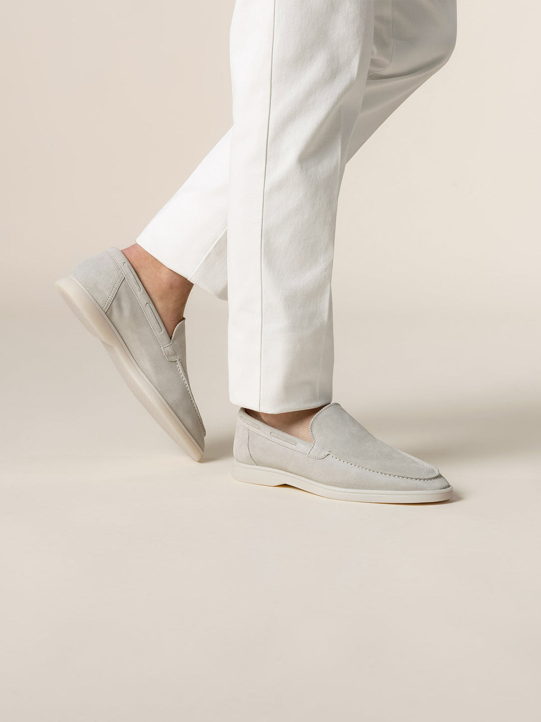Grey Yacht Loafers