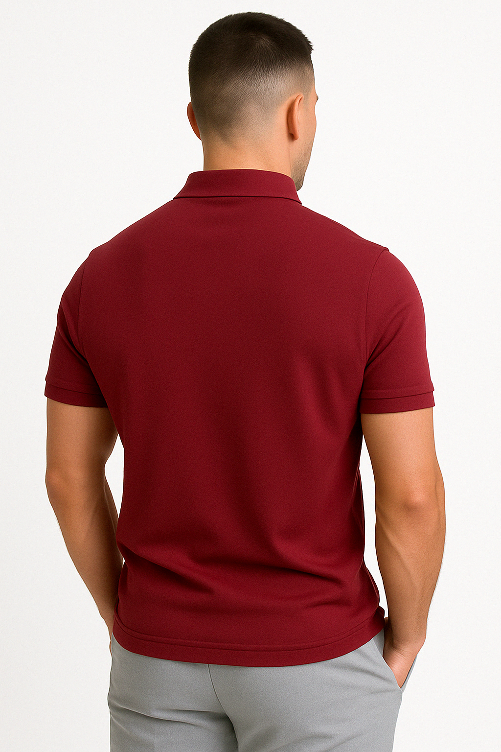 Nate™ | Mid Zip Polo Shirt