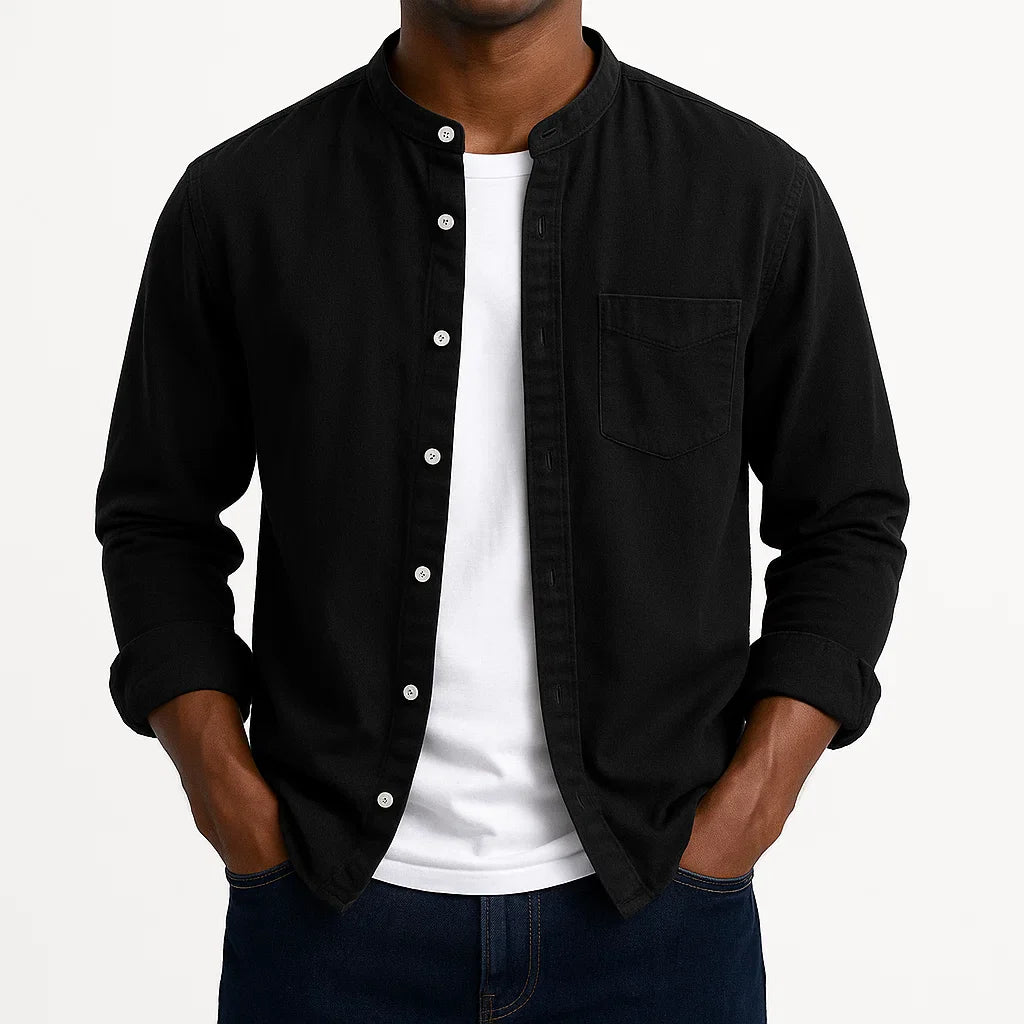 Theo™ | Laid-Back Mao Shirt