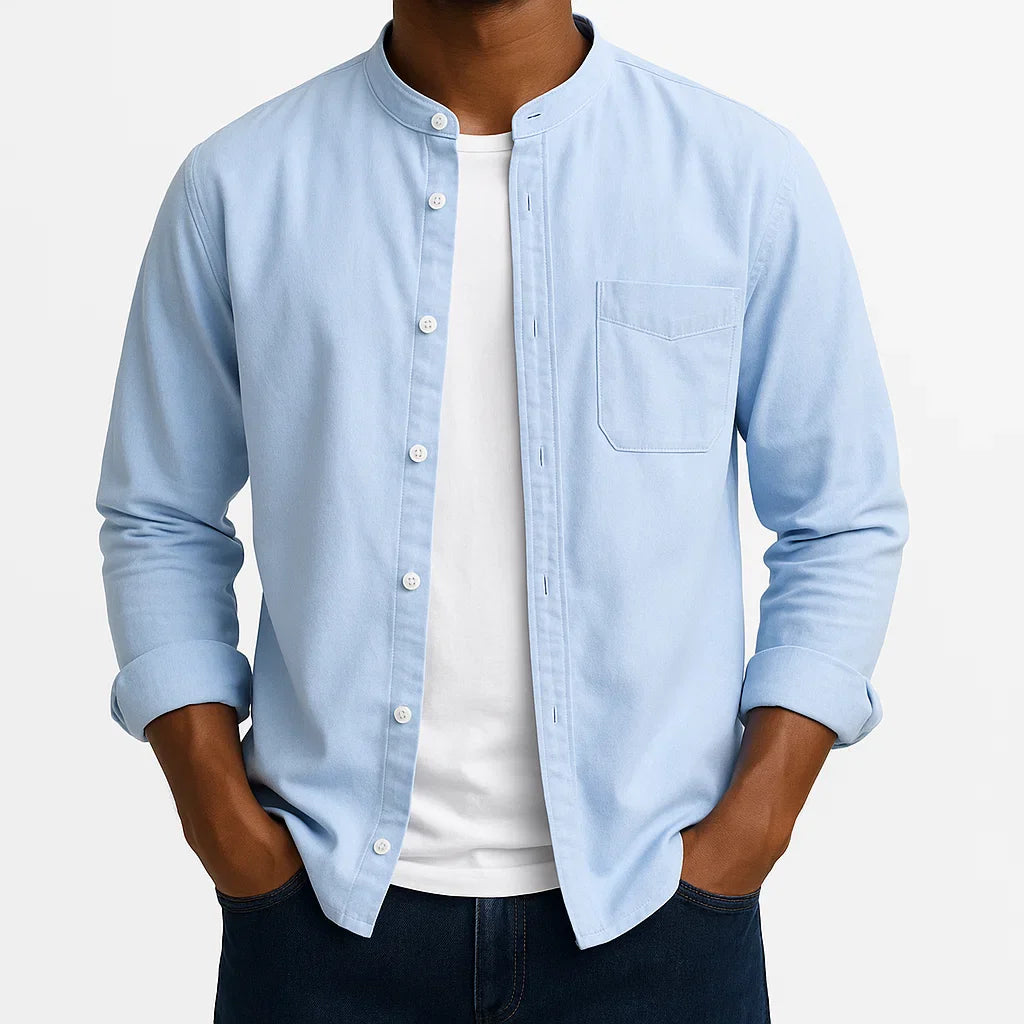 Theo™ | Laid-Back Mao Shirt