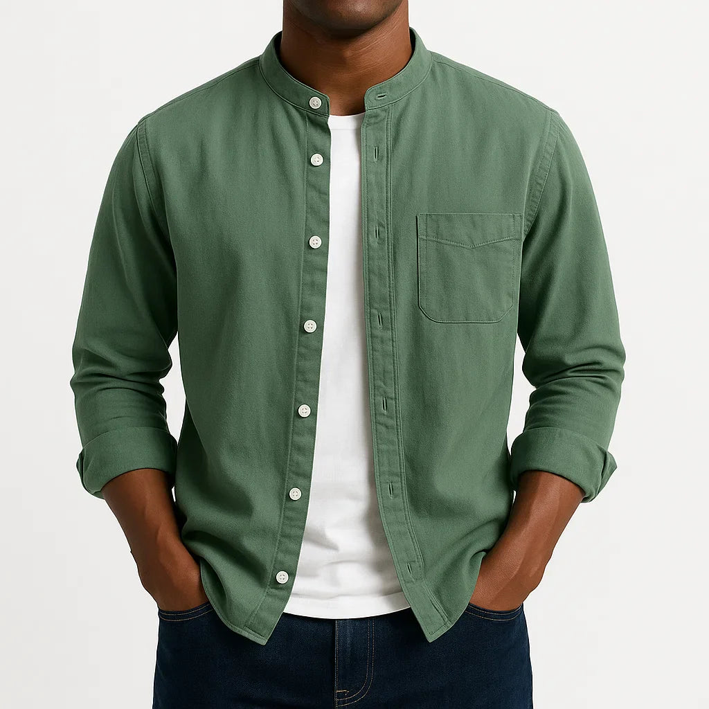 Theo™ | Laid-Back Mao Shirt