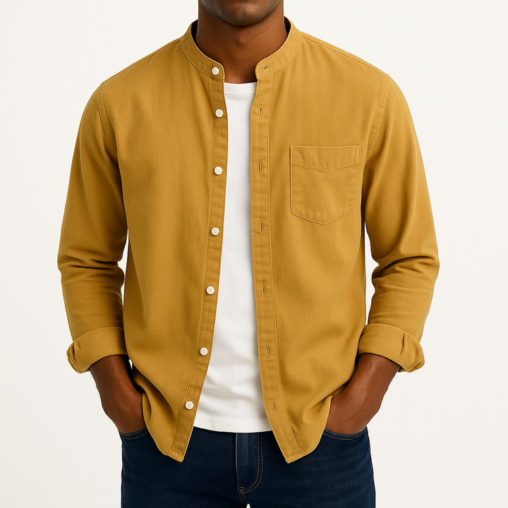 Theo™ | Laid-Back Mao Shirt