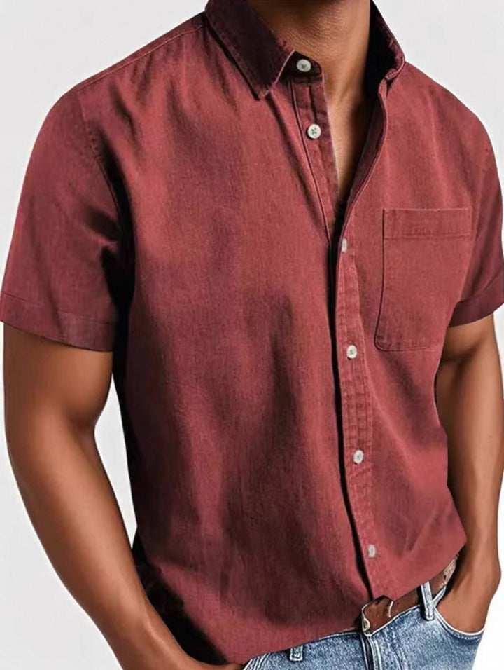 Miles™ | Cotton Short Sleeve Shirt