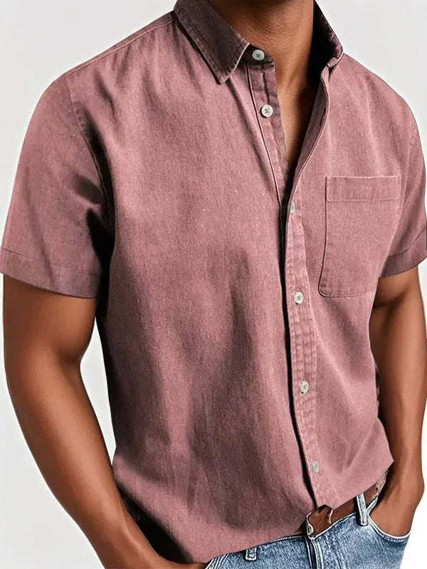 Miles™ | Cotton Short Sleeve Shirt