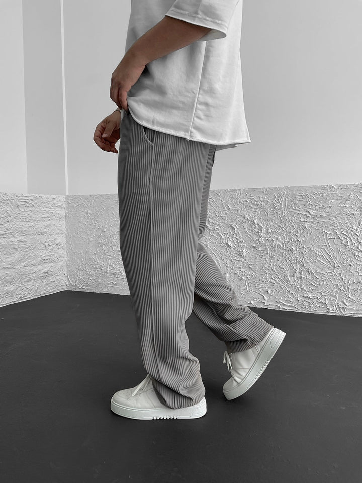 Relaxed Ribbed  Fit Trousers