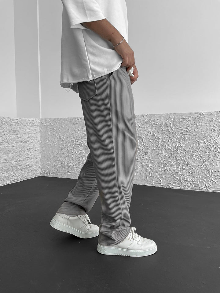 Relaxed Ribbed  Fit Trousers