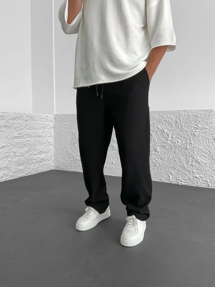 Relaxed Ribbed  Fit Trousers