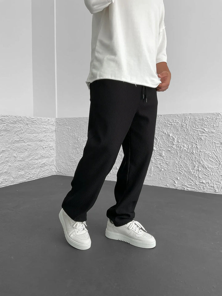 Relaxed Ribbed  Fit Trousers