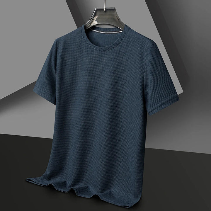 Ewan™ – Textured Knit T-Shirt