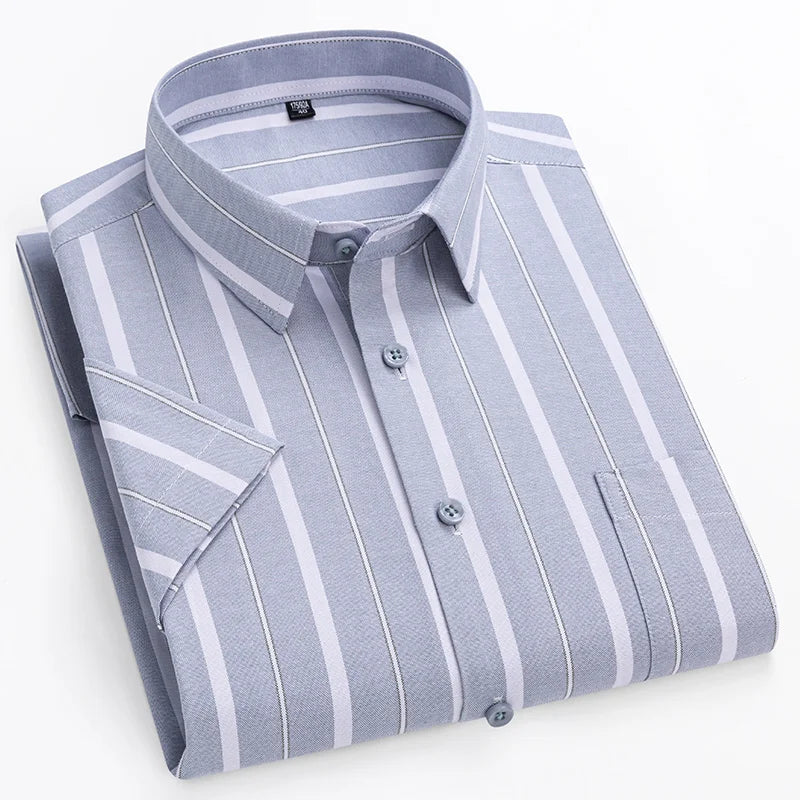 House Of Nate - Cotton shirt with short sleeves