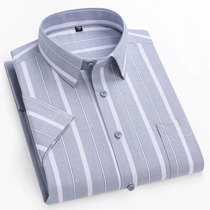 House Of Nate - Cotton shirt with short sleeves