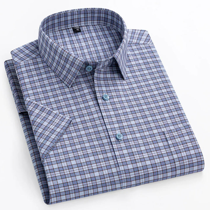 House Of Nate - Cotton shirt with short sleeves