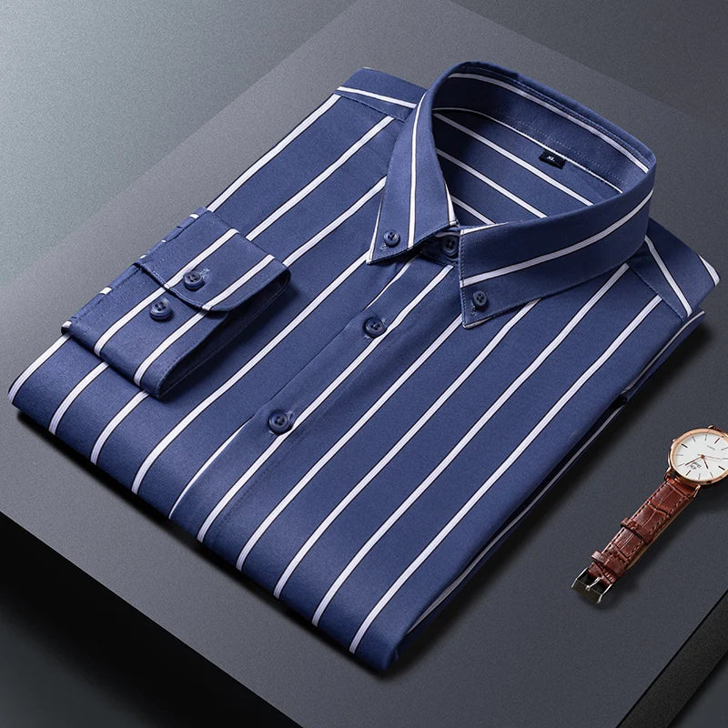 House Of Nate - Elegant striped men's shirt
