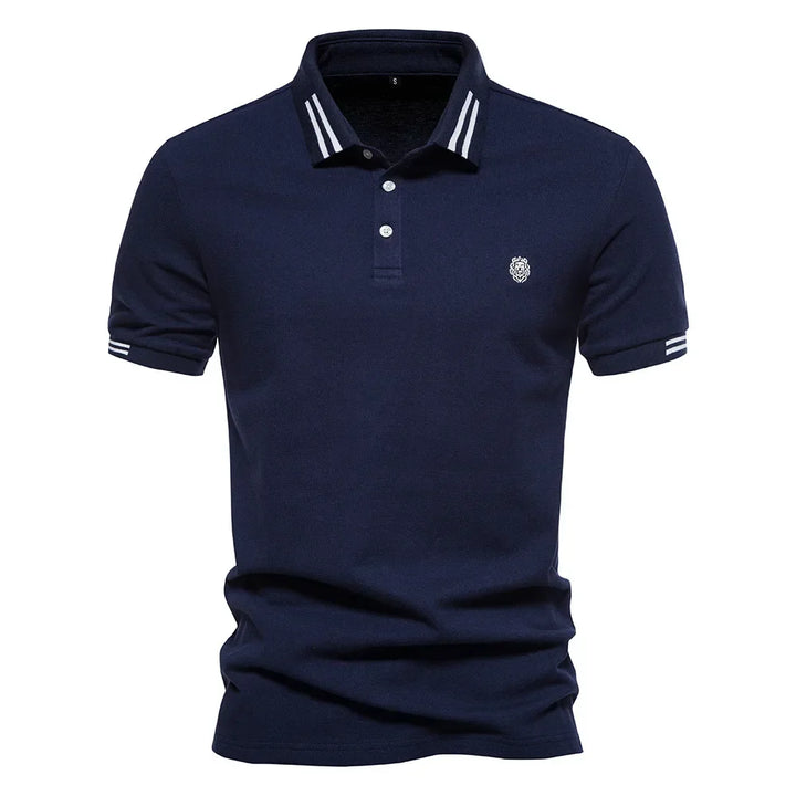 Noah™ – Refined Stripe Collar Polo
