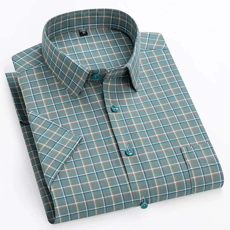 House Of Nate - Cotton shirt with short sleeves