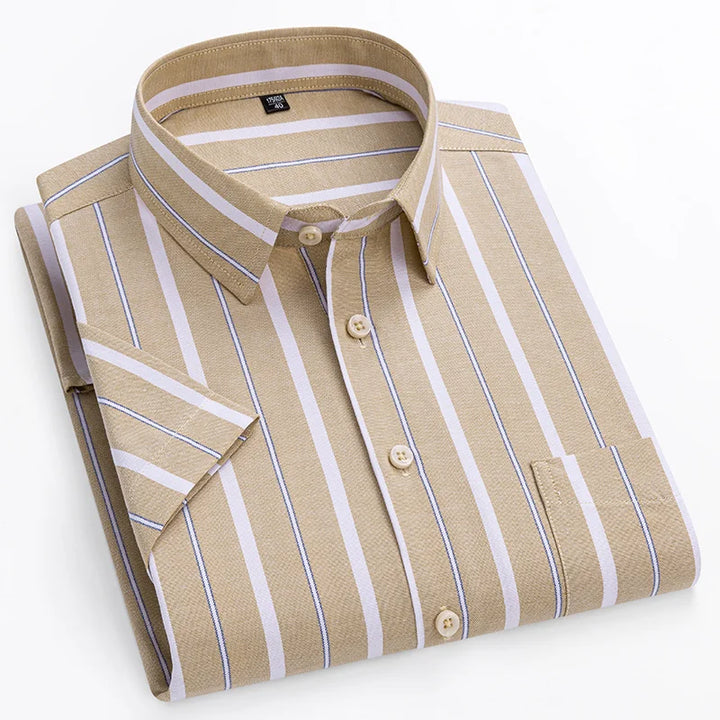 House Of Nate - Cotton shirt with short sleeves