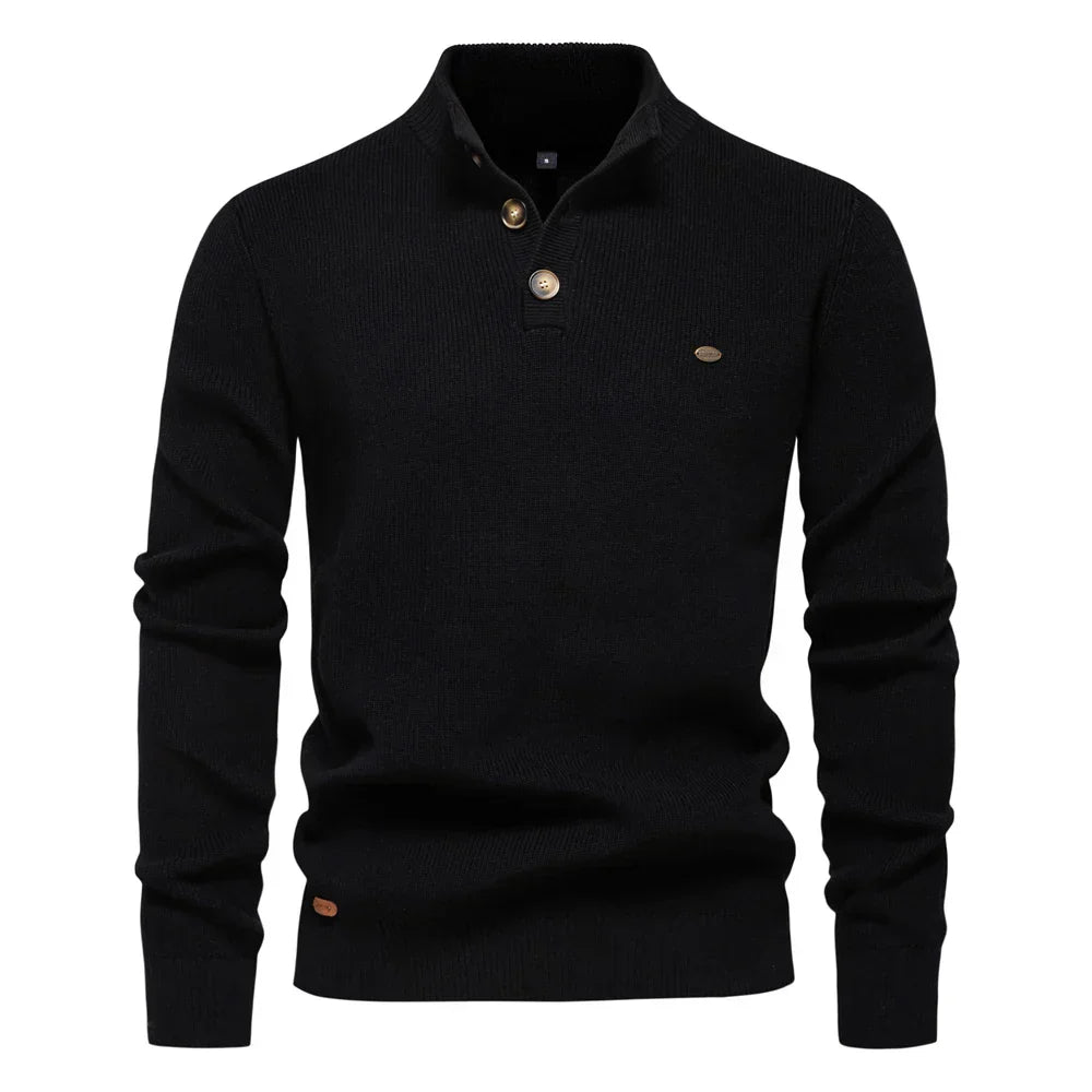 Lilian™ | Men's Sweater with Button Design