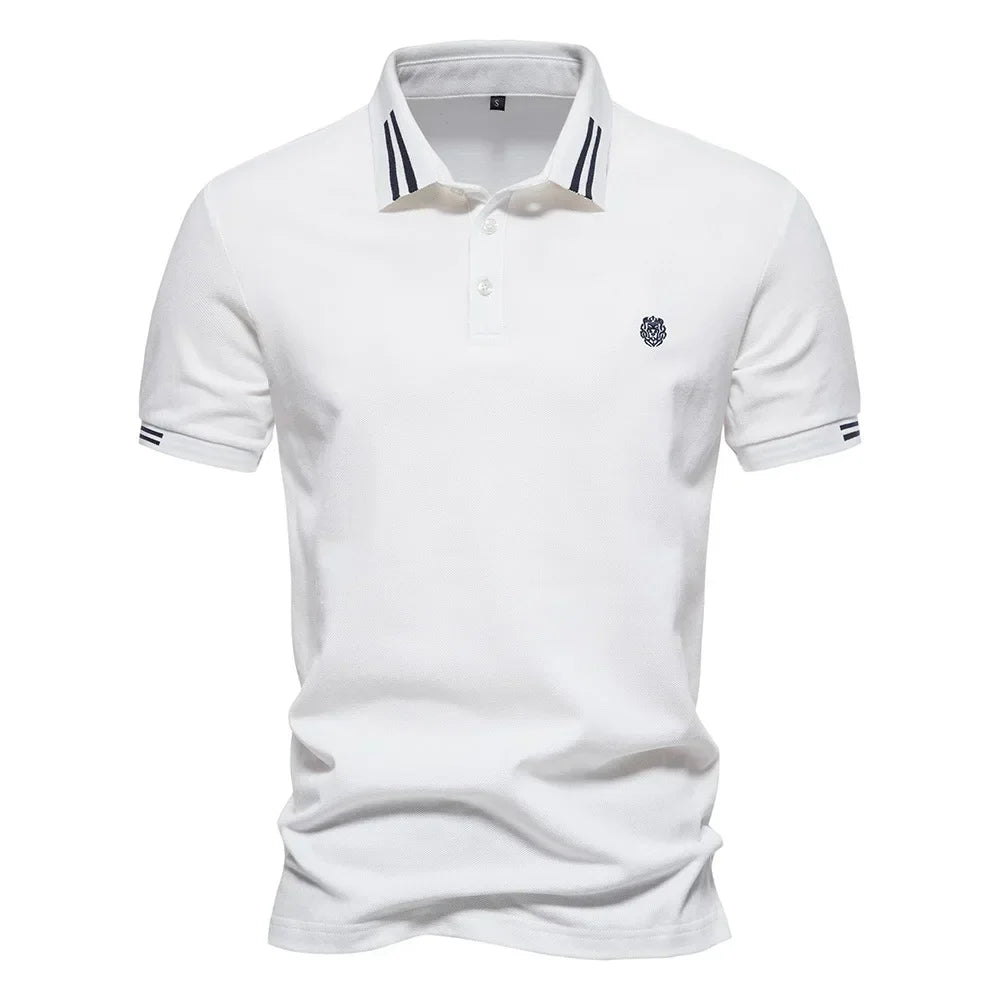 Noah™ – Refined Stripe Collar Polo