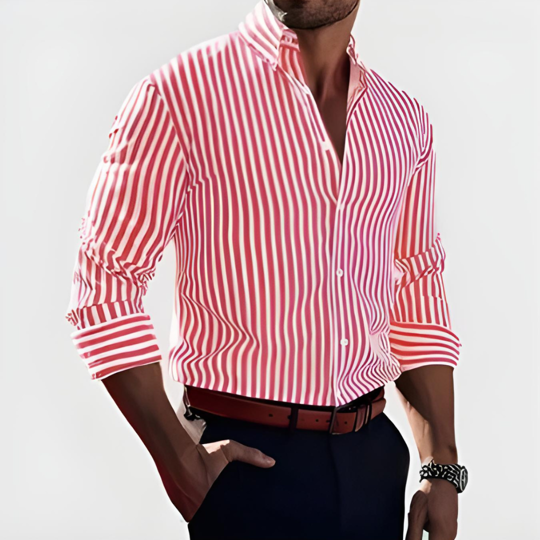 Roan™ - Men's Striped Shirt - Smart & Confident