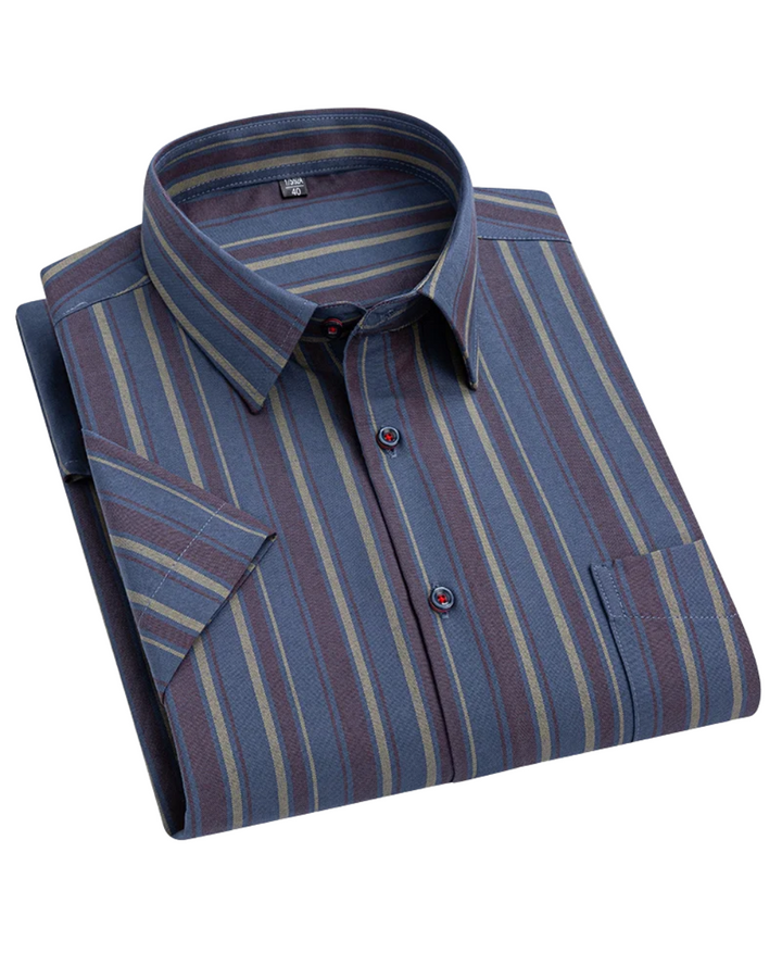 House Of Nate - Cotton shirt with short sleeves