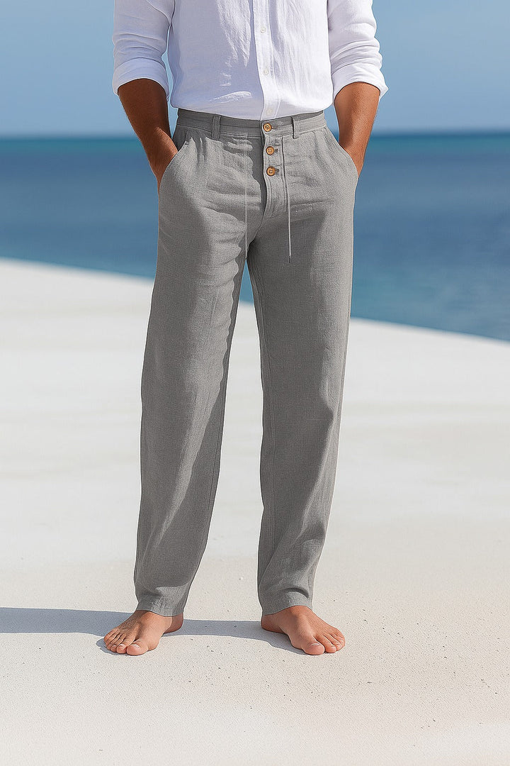 LIGHT LINEN SUMMER TROUSERS