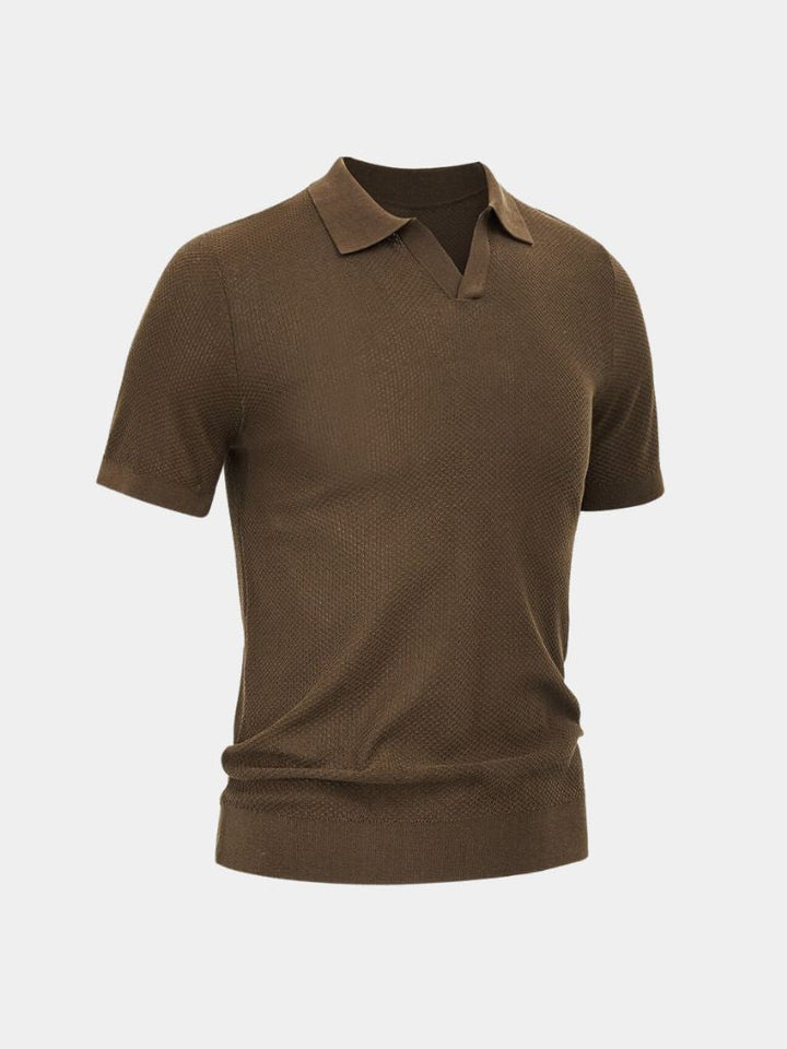 Harvey™ | Deep Brown Polo Shirt
