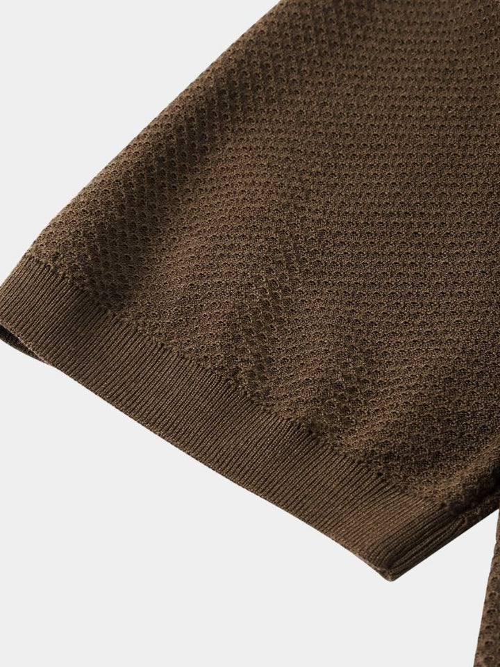 Harvey™ | Deep Brown Polo Shirt