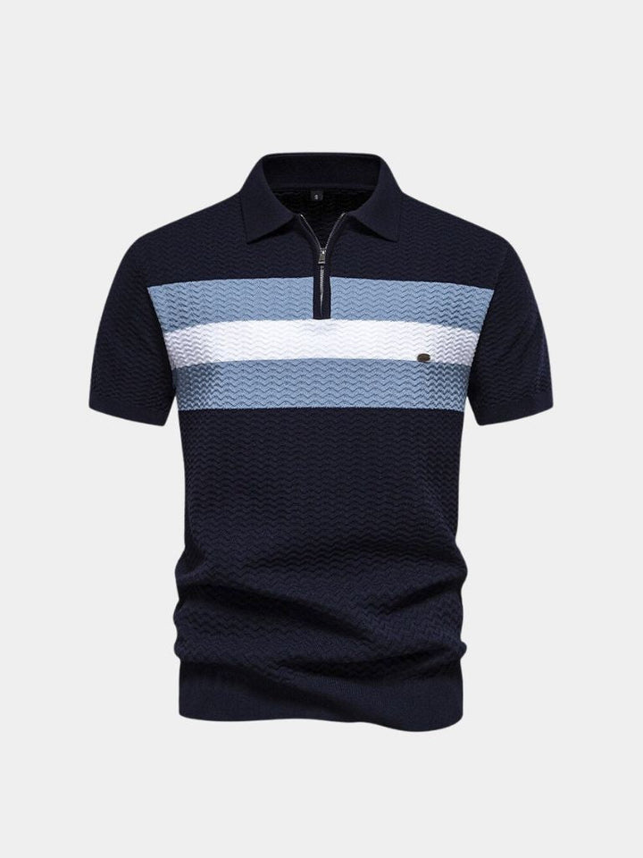 Victor™ | Quarter Zip Polo Shirt