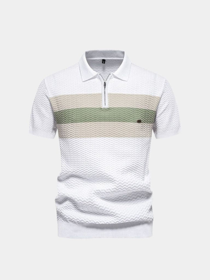 Victor™ | Quarter Zip Polo Shirt