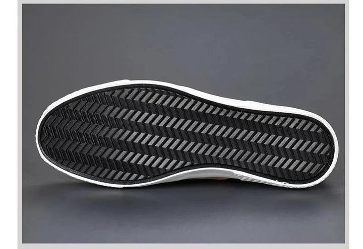 Liam™ | Genuine Leather Zip Sneakers