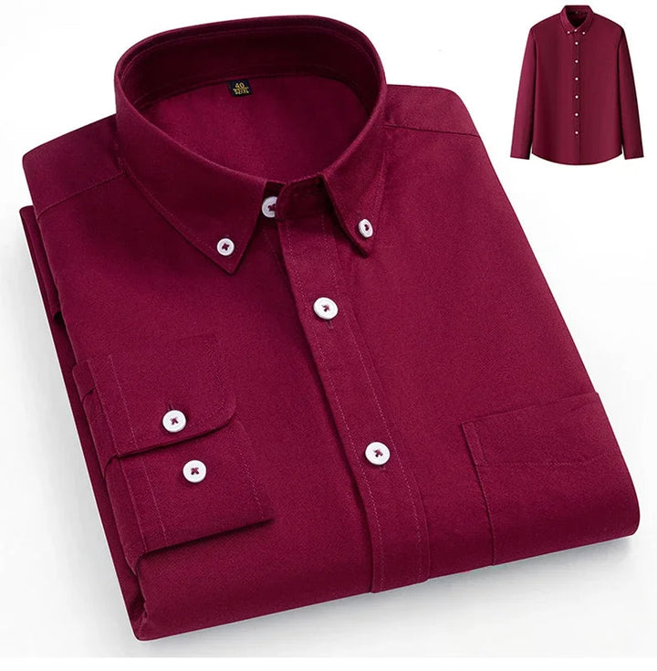 House Of Nate - Cotton Oxford Shirt