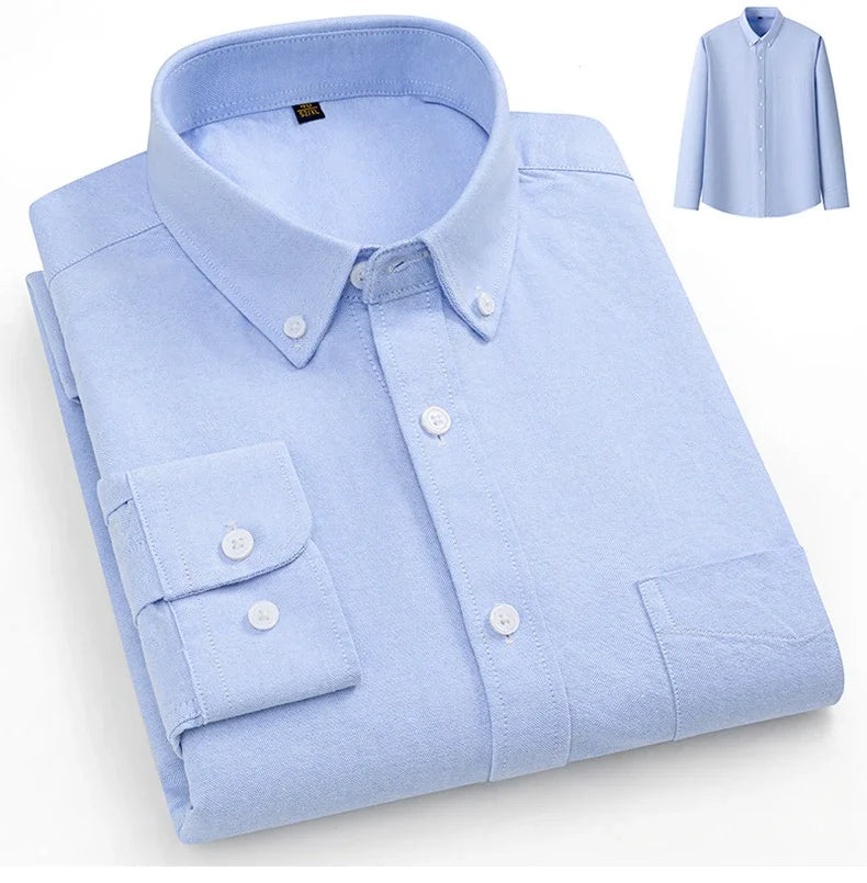 House Of Nate - Cotton Oxford Shirt