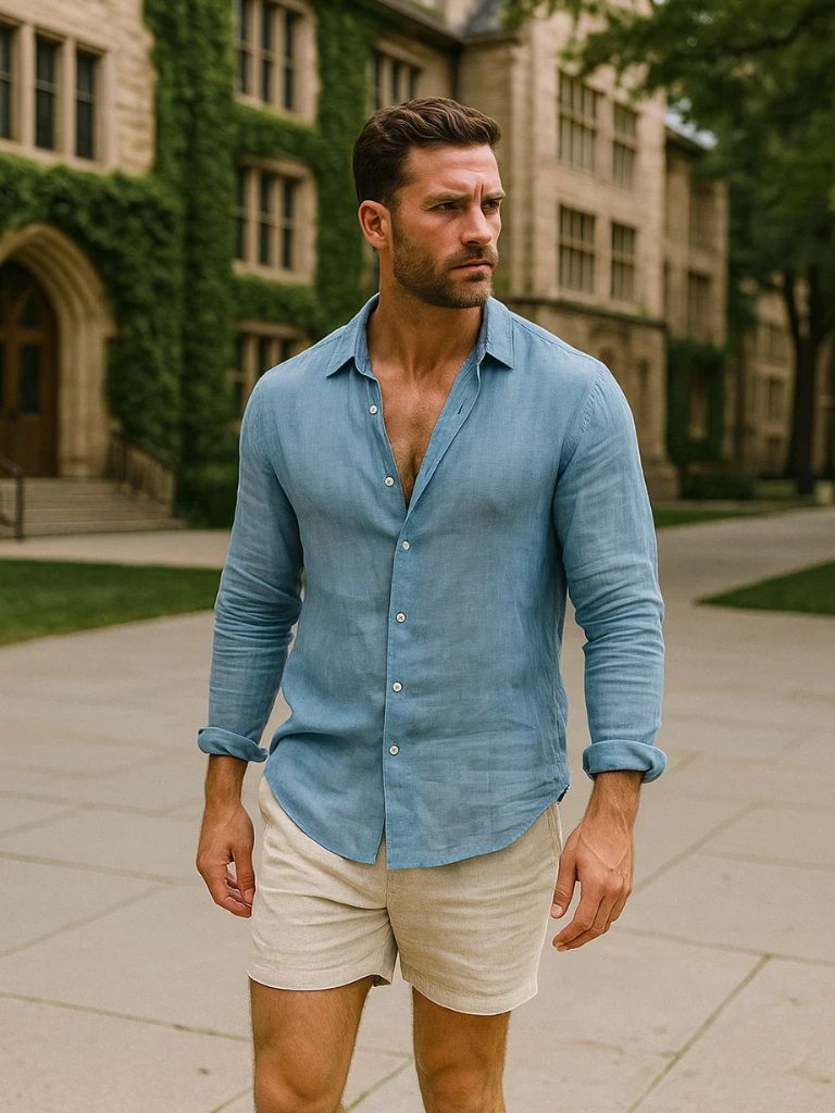 Linen Reverie Summer Shirt - House Of Nate